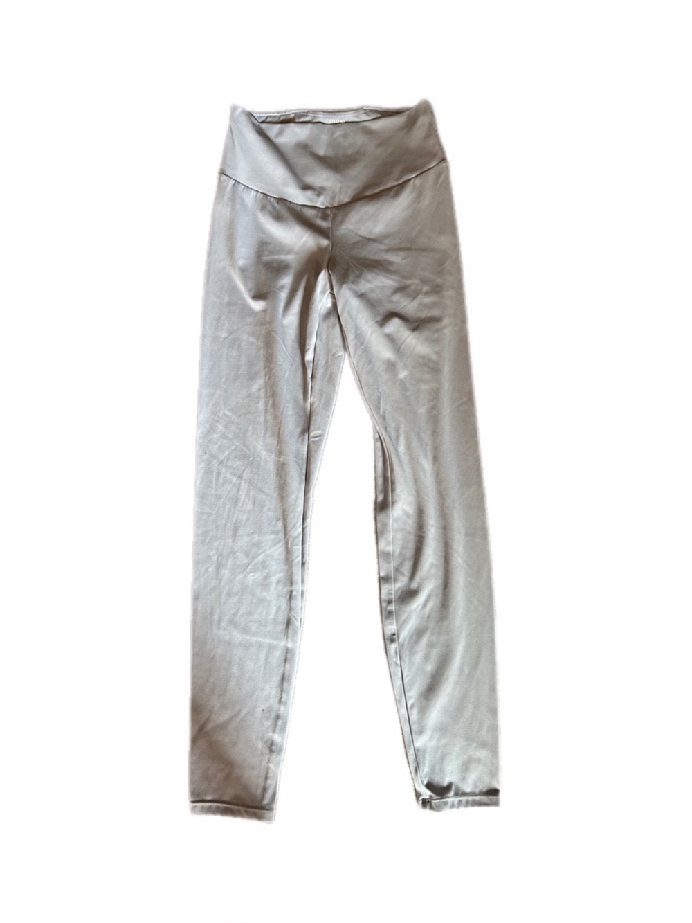 High-Waist Light Gray Women's Leggings